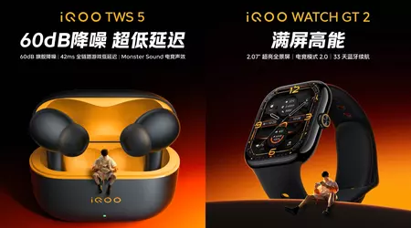 iQOO veröffentlichte die Smartwatch iQOO Watch GT 2 und die Kopfhörer iQOO TWS 5