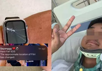 Apple Watch ruft einen Krankenwagen und ...