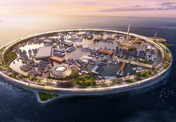 Ein japanisches Unternehmen will eine schwimmende ...