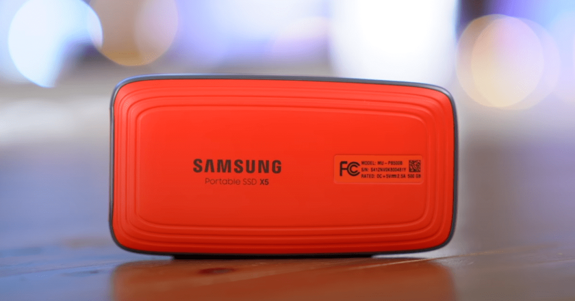 SAMSUNG X5 PORTABLE thunderbolt 3 externe festplatte
