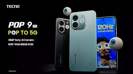 Tecno hat das Pop 9 5G in Indien eingeführt: Budget-Smartphone mit 48MP-Kamera und 5G-Unterstützung