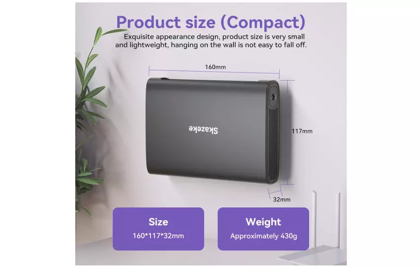 Skazeke 15000mAh mini UPS für Router