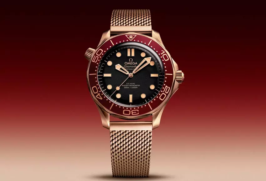 Omega stellt Seamaster Diver 300M in Bronze-Gold und Burgunderrot vor