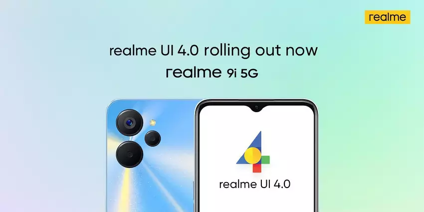 Nicht nur realme 9 Pro: realme 9i 5G hat auch begonnen, Android 13 mit realme UI 4.0 zu erhalten