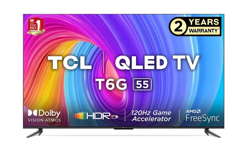 TCL T6G: Smart-TV-Reihe mit 4K QLED-Bildschirmen bis zu 55″, AMD FreeSync und Google TV an Bord ab 472 $