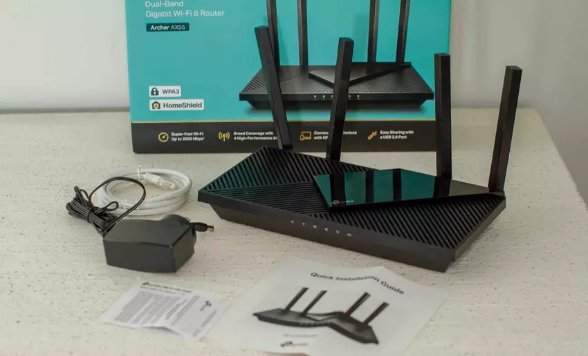 TP-Link Archer AX55 Pro Reise-Router mit integriertem VPN
