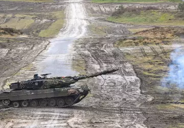 Leopard 2A6 in der Ukraine gewinnt ...
