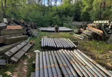 Die ukrainischen Streitkräfte beschlagnahmen einen großen ...