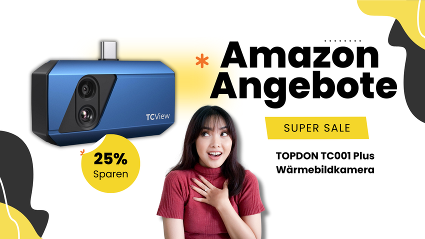 TOPDON TC001 Plus Wärmebildkamera – Jetzt 83€ sparen!
