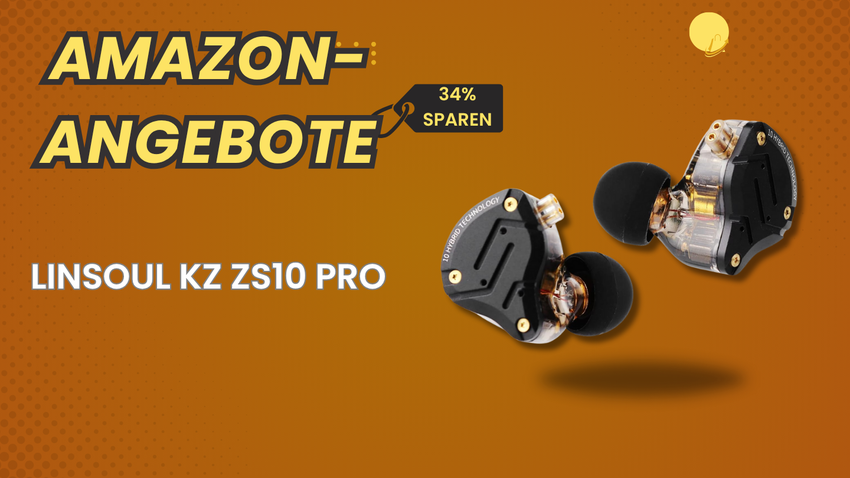 KZ ZS10 Pro Hybrid-Ohrhörer jetzt 23,60€ billiger – Spare 34% bei Amazon!