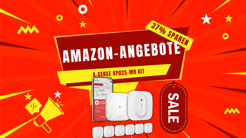X-Sense WLAN Rauchmelder-Set: Ihr smartes Sicherheitsnetz mit 37% Rabatt – Jetzt nur 107,09€!