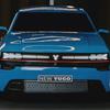 Eine Attrappe des neuen Yugo auf dem Car Design Event