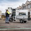 Kleuster 350 Lastenrad auf der Straße
