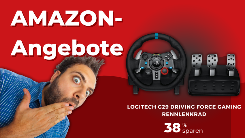 Logitech G29 Driving Force Gaming Rennlenkrad – Jetzt 38% sparen!