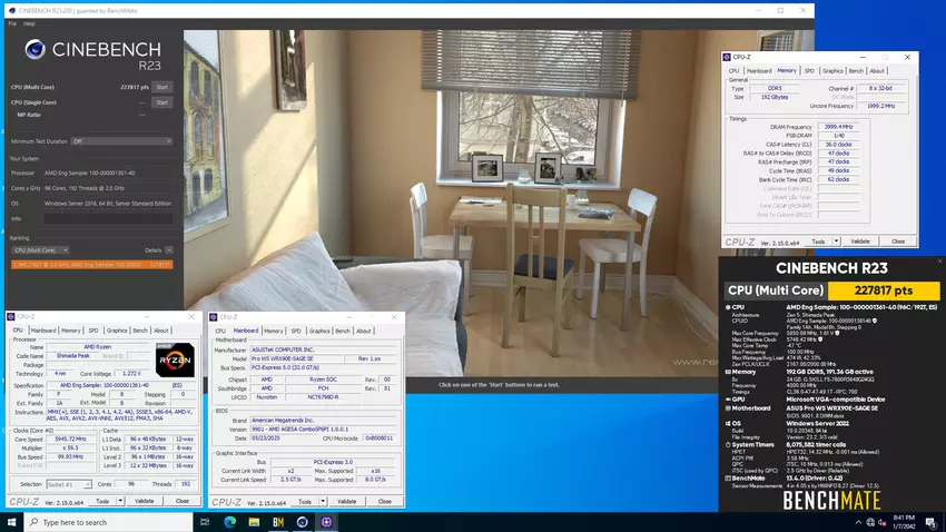227 818 Punkte in Cinebench