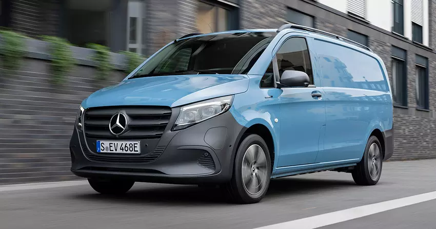 Der Mercedes-Benz eVito Van hat eine neue Batterie und eine erhöhte Reichweite von 480 Kilometern