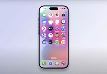 iOS 19 Oberfläche mit runden Symbolen ...