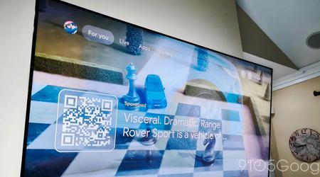 Google TV führt Werbung mit QR-Codes ein