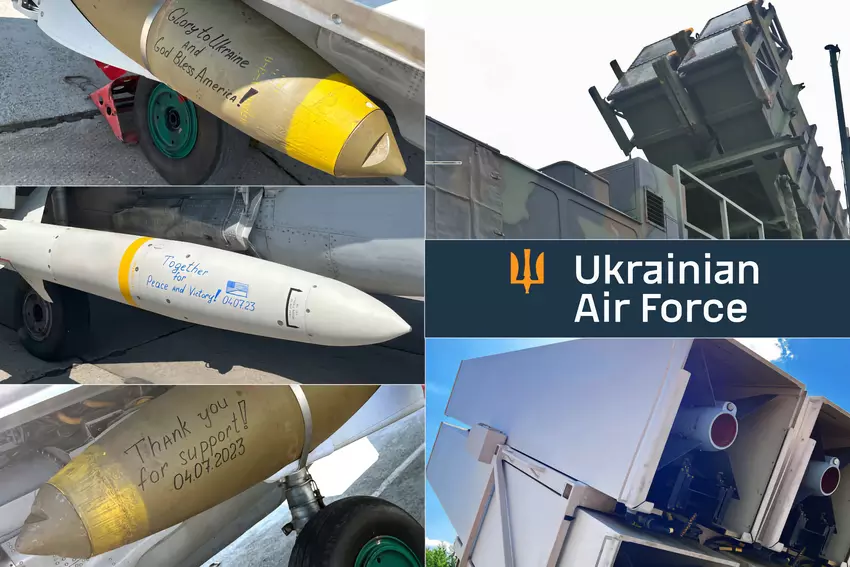 Ukrainische Luftwaffe zeigt erstmals JDAM-ER-Bomben, die mit MiG-29-Jägern eingesetzt werden sollen