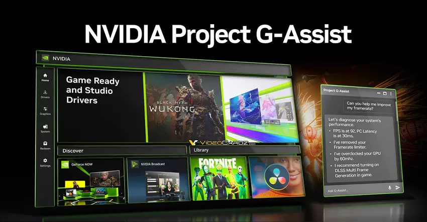 Kein Suchen mehr im Internet nach Tipps: Nvidia hat G-Assist AI auf den Markt gebracht, um Spielern zu helfen, ihre Spiele anzupassen und zu meistern