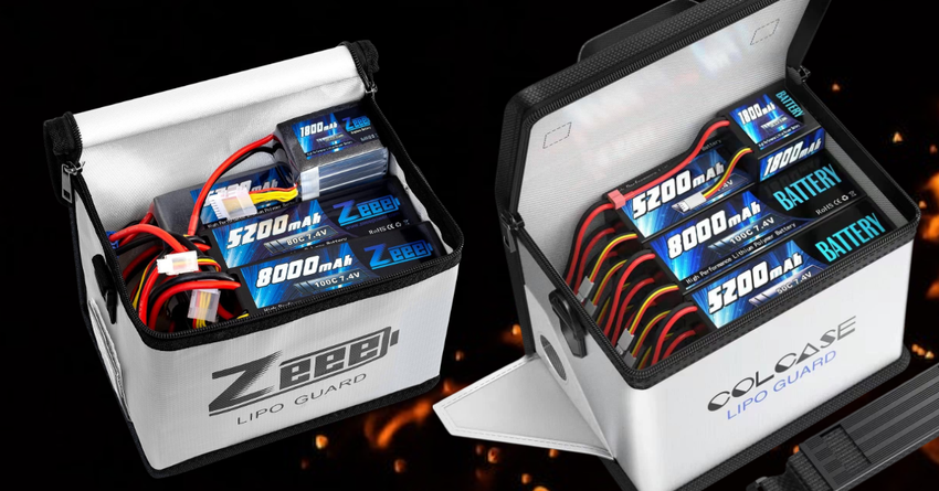 LiPo Sicherheitstasche Test