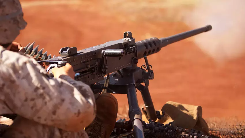 Ukrainische Soldaten verwenden eine moderne Version des legendären Browning-Maschinengewehrs