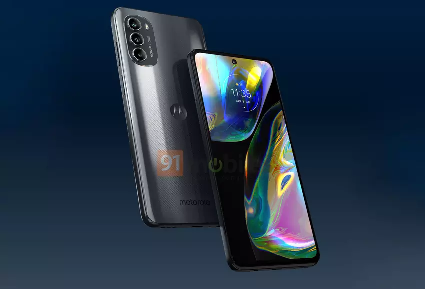 Snapdragon 695-Chip, IP52-Schutz, 5000-mAh-Akku und 33-W-Aufladung: Moto G82-Bilder und -Spezifikationen sind online durchgesickert