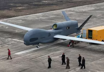 Die DVRK hat die US-Drohne RQ-4 ...