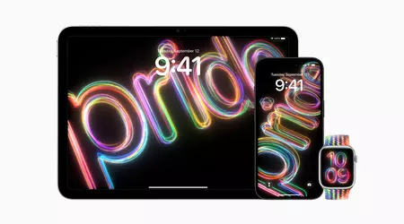 Apple hat ein fluoreszierendes 2024 Pride Edition-Armband und -Zifferblatt für die Apple Watch angekündigt