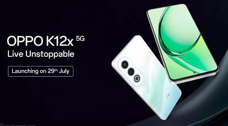 OPPO K12x 5G mit MIL-STD-810H und IP54 Schutz wird am 29. Juli weltweit vorgestellt