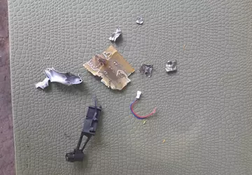 Ukrainische Grenzschutzbeamte zerstörten eine russische Drohne ...