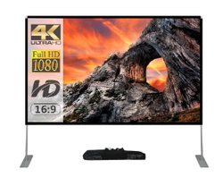 SKERELL Projektionswand mit Ständer Tragbar 