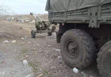 Das ukrainische Militär demonstrierte in Aktion ...