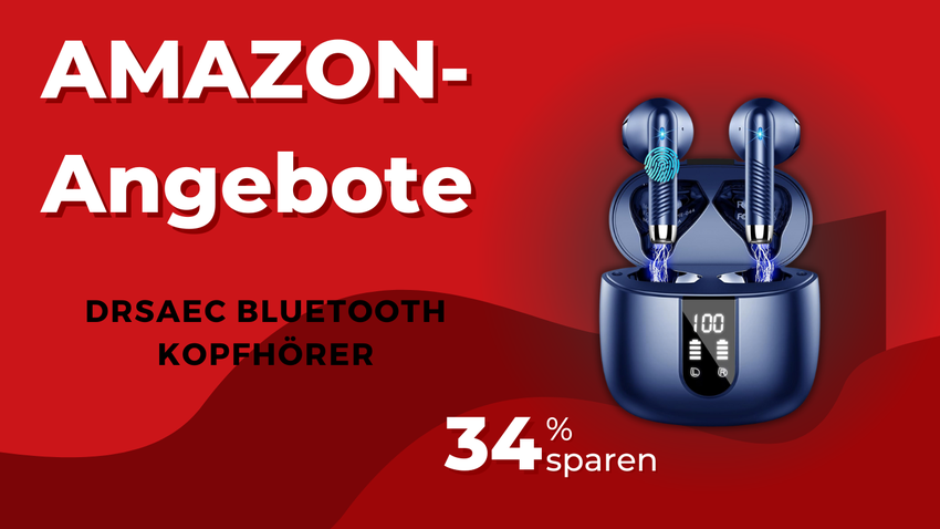 Drsaec J55 Bluetooth Kopfhörer – Kristallklarer Sound für 11€ weniger!