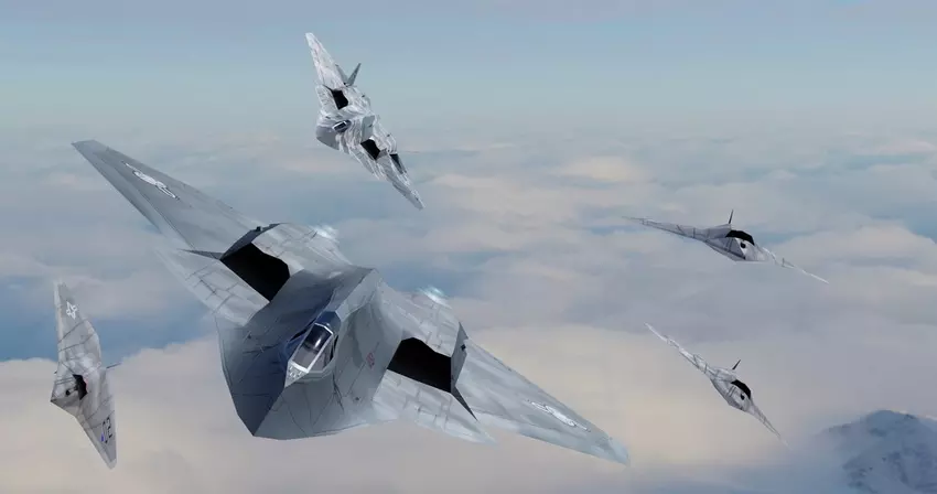 Edwards Air Force Base beginnt mit den Vorbereitungen für Kampfflugzeugtests der sechsten Generation und bildet das Ari Dominance CTF Testteam