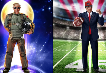 Donald Trumps NFT ist ein Photoshop ...