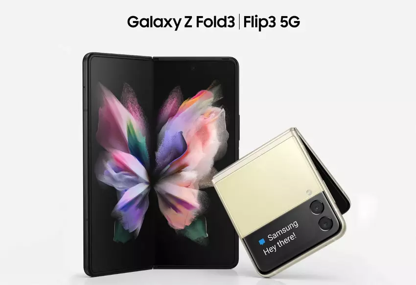 Samsung Galaxy Z Fold 3 und Galaxy Z Flip 3 erschienen auf hochwertigen offiziellen Renderings