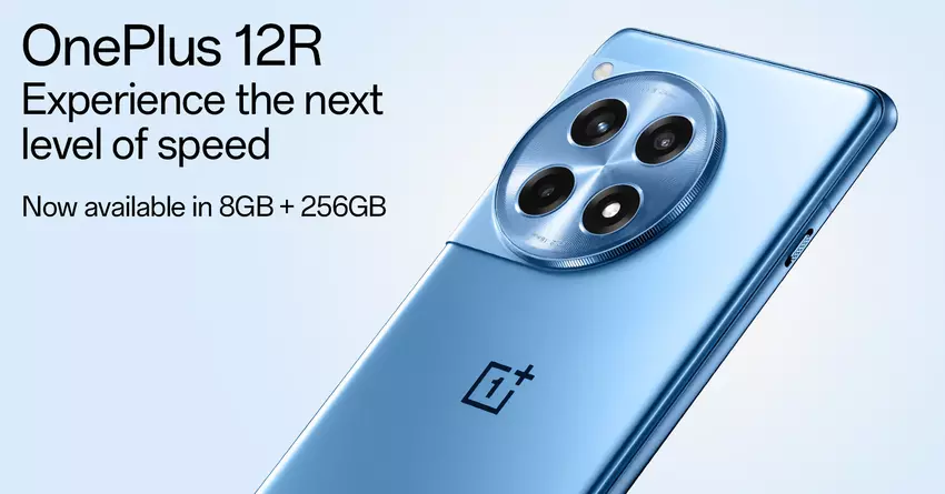 OnePlus 12R hat eine neue Speichervariante mit 8GB RAM und 256GB Speicherplatz