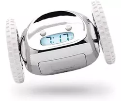 Clocky Wecker auf Rädern