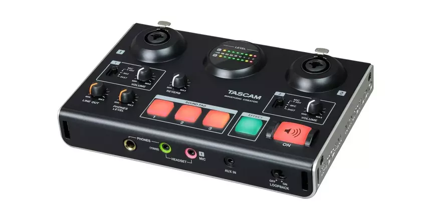 Tascam MiNiSTUDIO Creator US-42B Mischpult Podcast