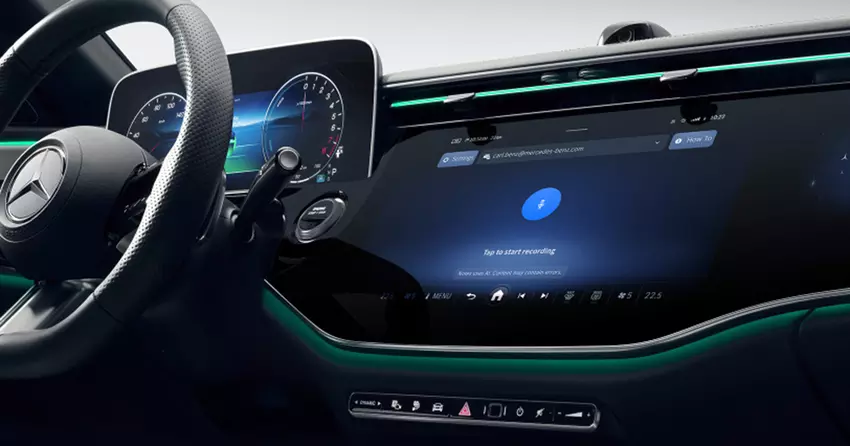 Mercedes-Benz startet smarte Notizen-App mit Spracheingabe-Unterstützung