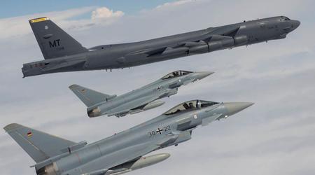 B-52H Stratofortress-Atombomber flogen nahe der russischen Grenze