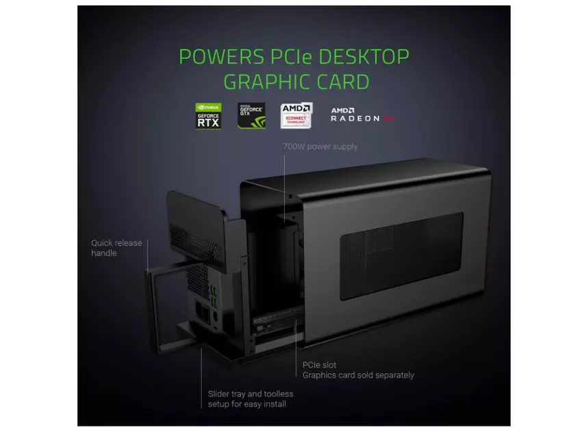 Razer Core X Chroma Gehäuse für externe Grafikkarten