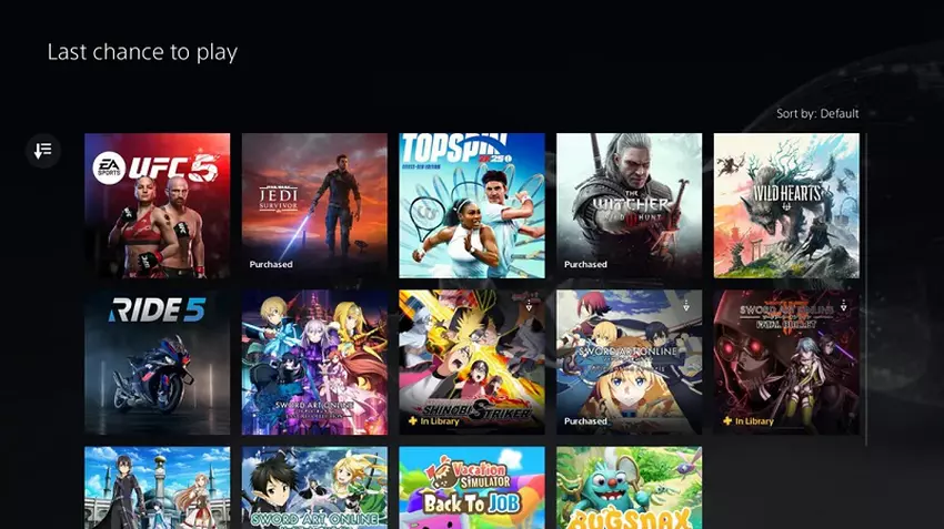 Benachrichtigung, wenn Spiele aus PS Plus Extra und Premium entfernt werden