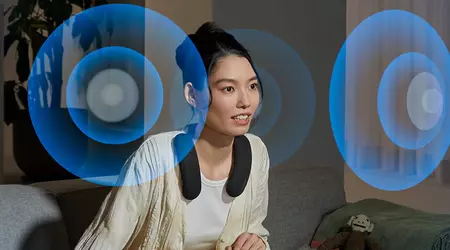 Sony präsentiert den Bravia Theater U HT-AN7 Lautsprecher, der anstelle eines Headsets um den Hals getragen werden soll (Video)