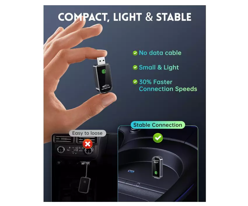 Amzfeel Wireless CarPlay Adapter