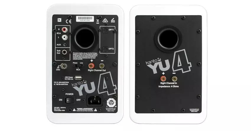 Kanto YU4MW bluetooth lautsprecher für plattenspieler