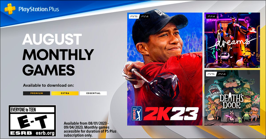 Das ist ziemlich gut: PlayStation Plus-Abonnenten erhalten im August PGA Tour 2K23, Dreams und Death's Door