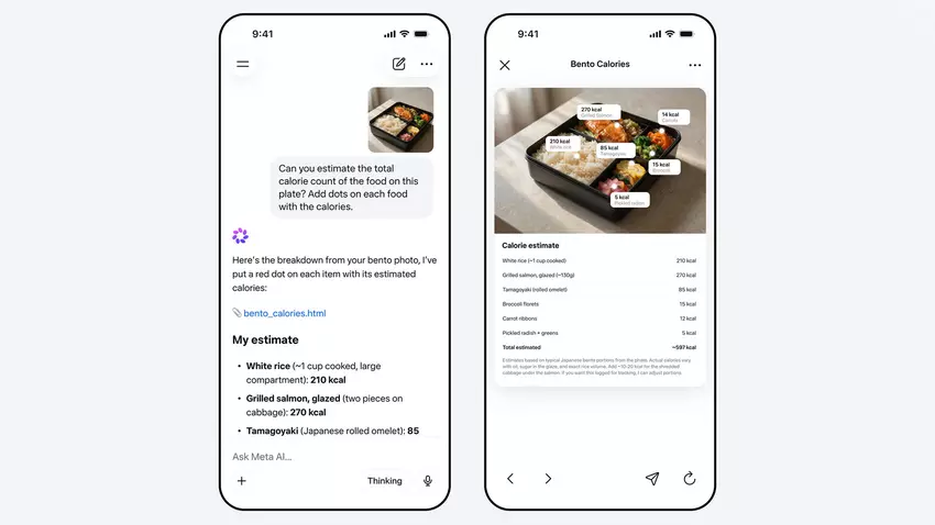 Illustration von Muse Spark, das Bilder und Audio verarbeitet