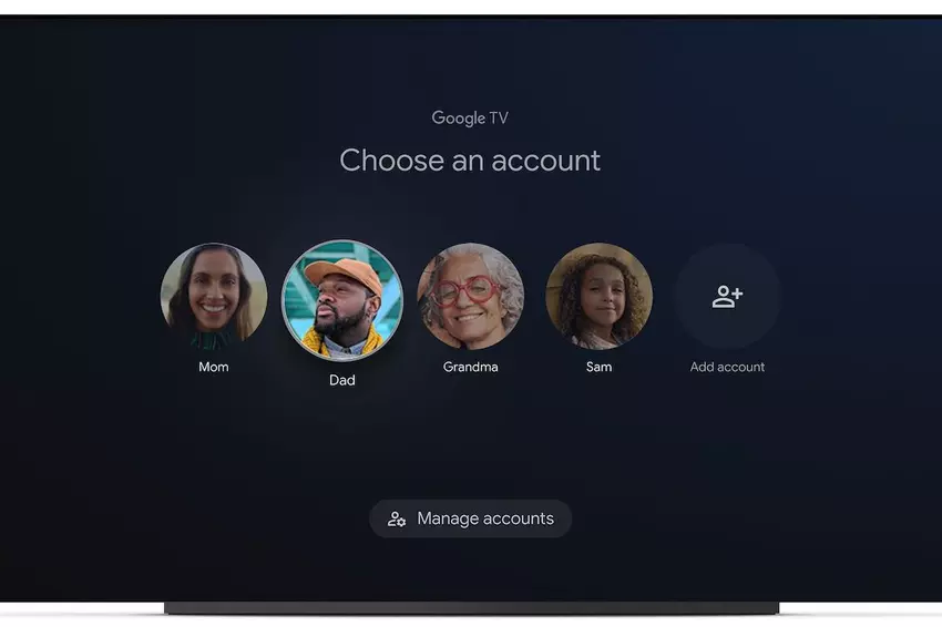 Google TV führt Nutzerprofile und Fernsehprotokolle ein
